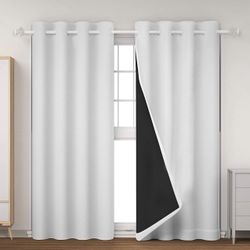 Brand new GRANDRE 100% Blackout Lined Curtains 2 Thick Layers Window Treatment - Full Light Blocking, Grommet Top, Thermal Insulated Solid Drapes for