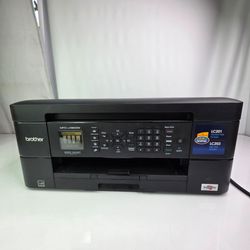 Brother MFC J480DW Work Smart Series Printer Black Wireless All In One Inkjet Scanner. NEEDS INK!!!