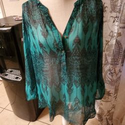 El Green  Blouse 