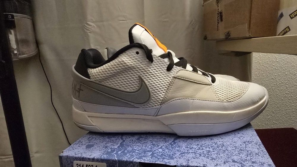 Nike Ja 1 Light Smoke Grey Size 10