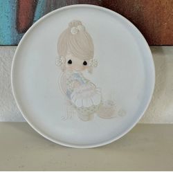 Precious Moments Mother See Dear Vintage Collectors Plate 