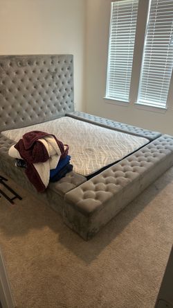 Queen Size Mattress with Bed Set