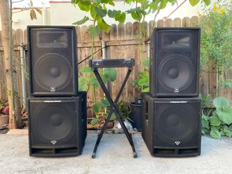 JBL SPEAKERS - CERWIN VEGA - EUROPOWER EP2500 AMPLIFIER
