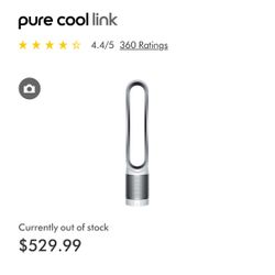 Tower Fan And Air Purifier Dyson 360 Filtration 
