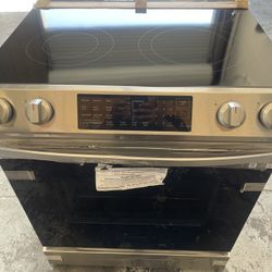 Samsung 6.3 Cu. Ft. Front Control Slide-In Electric Range with Convection & Wi-Fi