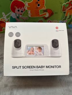 2 camera split screen VaVa baby monitor