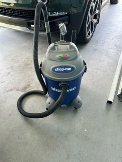 Shop vac. Wet and dry.