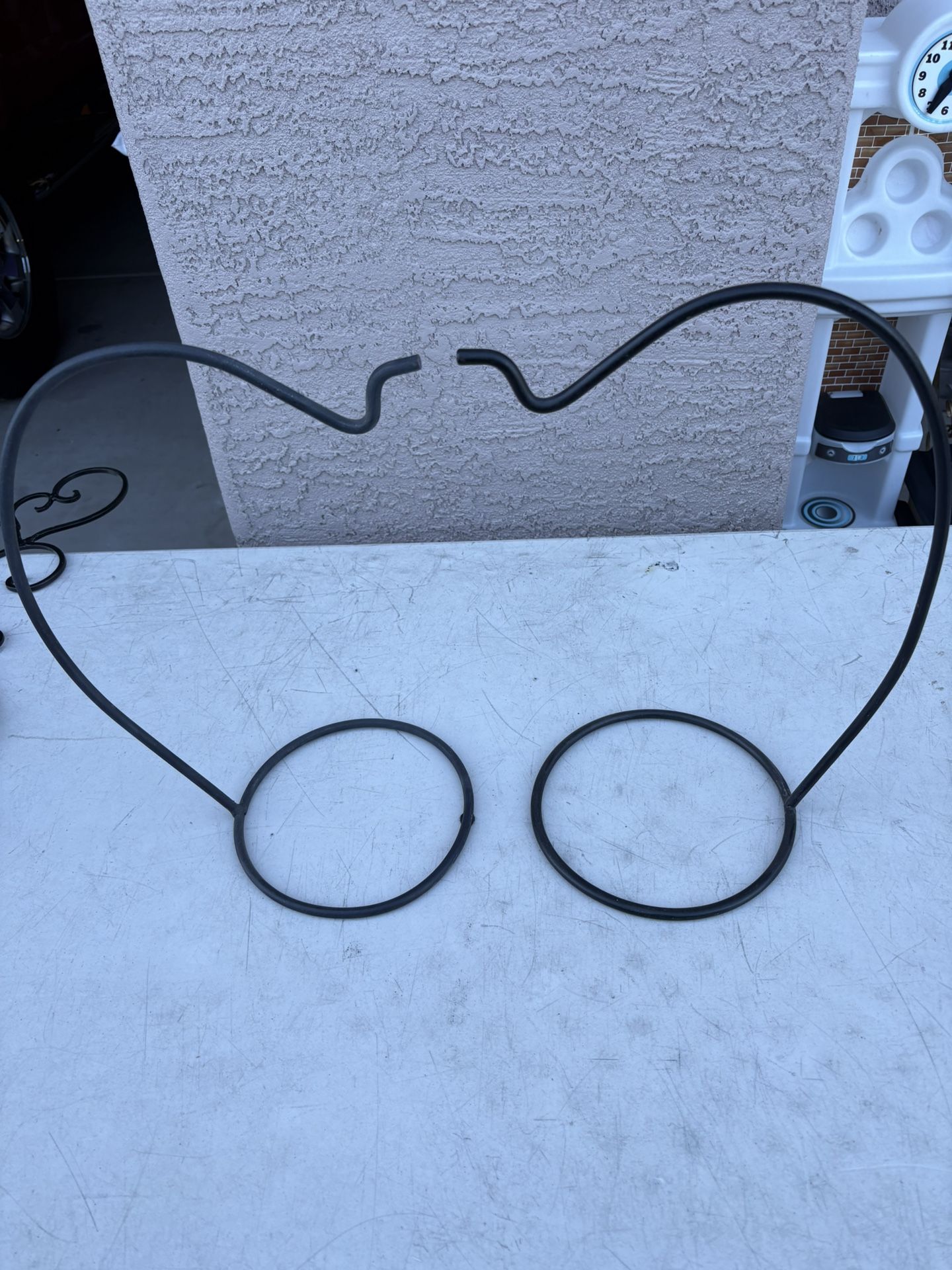 Pair Matching Iron Hangers