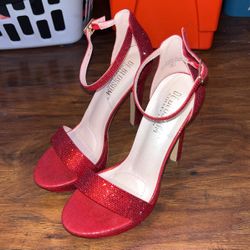 de blossom collection (red sparkly heels)