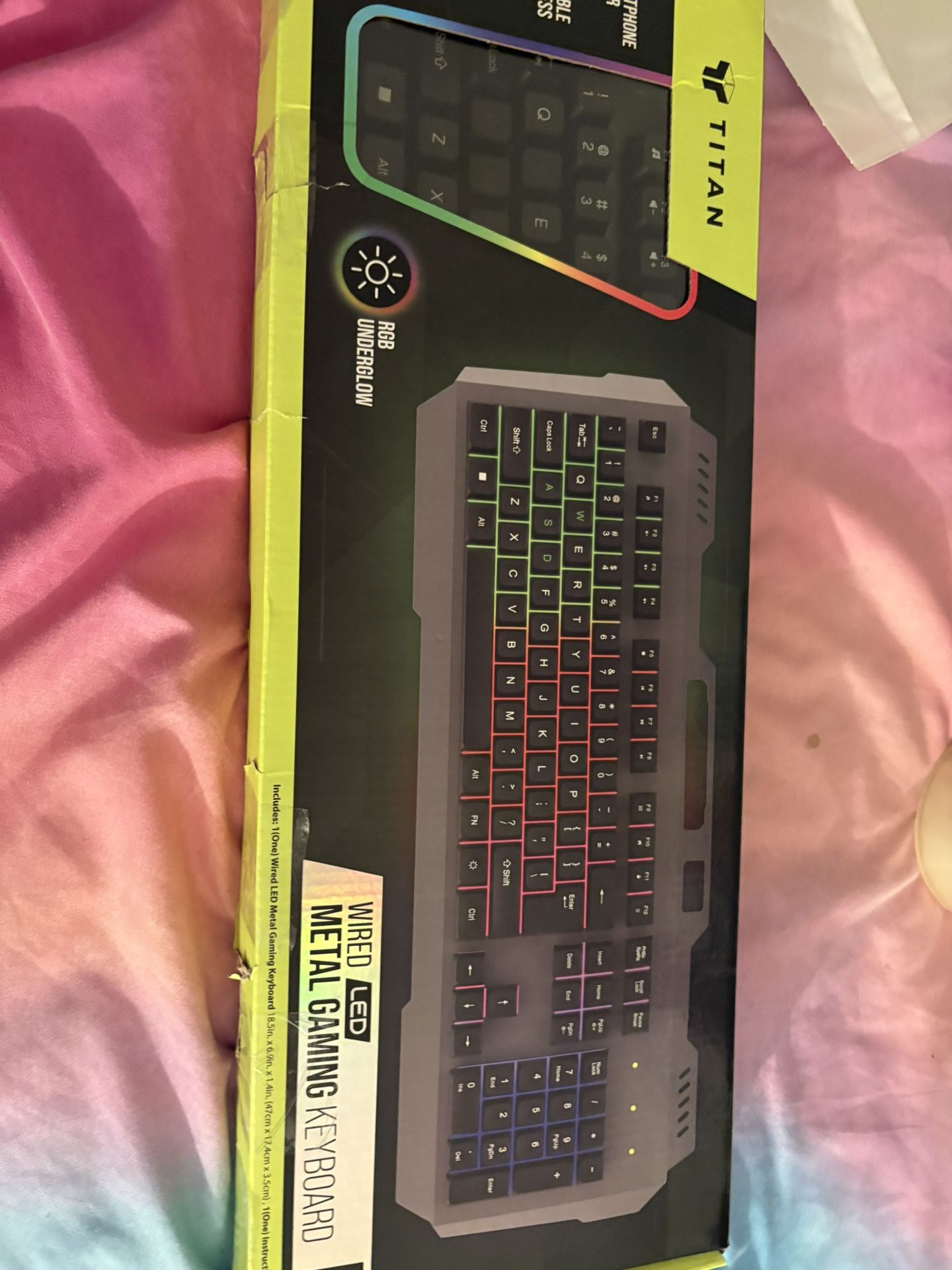 Titan Wired Led Natal Gaming Keyboard