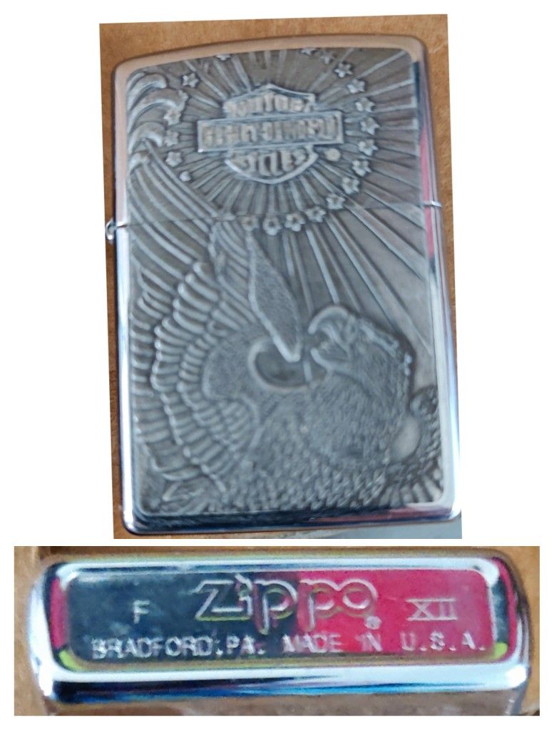 Zippo Collection  Includes 2 Harley Davidson 