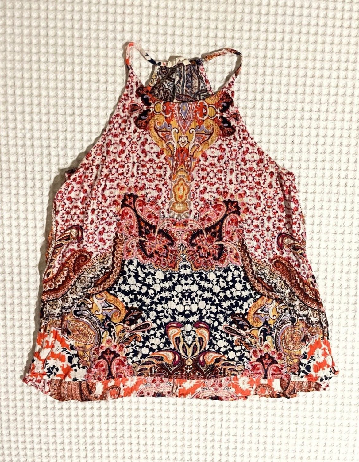 Sophie Rue Colorful Summer Tunic Tank Top Size Medium Women’s