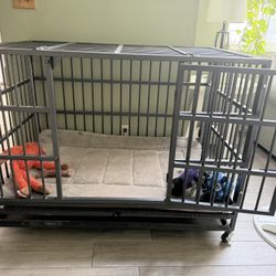 Heavy Duty Dog Crate 48 In