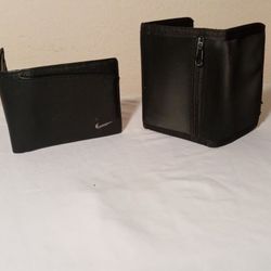 Nike wallet with Black zipper wallet