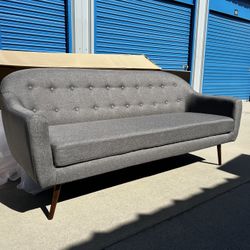 Brand New. Mid Century Modern Sofa. Our Price $445. Retail Value Over $1300