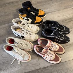 Assorted Nike / Converse Shoes ($195 For All)