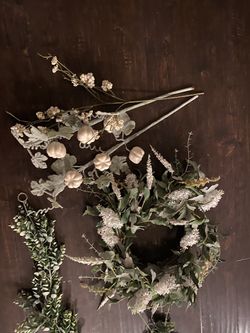 Garland, wreath, vase filler branches