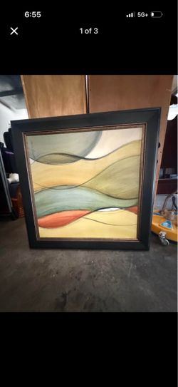 Framed Abstract Wall Art Print