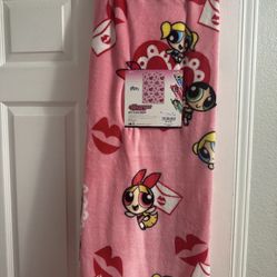 Powerpuff Girls Valentines Blanket 