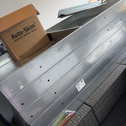 Pool steel panels 8ft (10) pcs + Hayward skimmer kit ready for semi or inground Greta deal