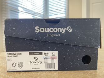 Saucony top shoe box