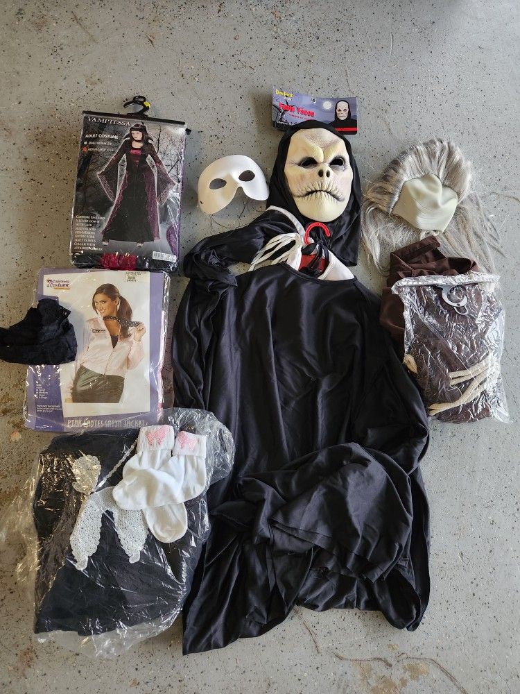 Large Adult Halloween Costume Lot