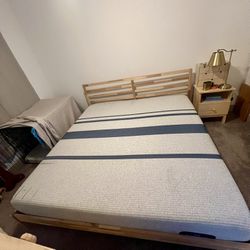 Serta King Temp Touch iComfort & IKEA Bed Frame