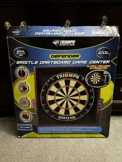 triumph defender steel tip dart board