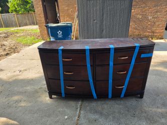 Solid Wood Dresser & Mirror