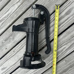 Cast Iron Decorative Water Pump Rustic Farmhouse Cistern outdoor landscaping home decor