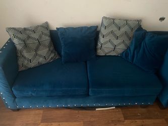 Midnight Blue Living Room Sofa 🌟