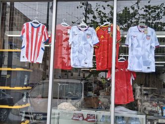 Jerseys and hats