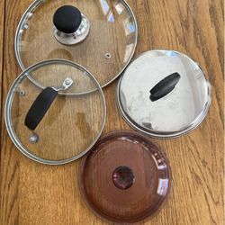 Cooking Pot Lids .. See Pictures For Various Sizes - All For $10