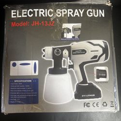 Electric Spray Gun – 21V Lithium (Model JH-13JZ) $25