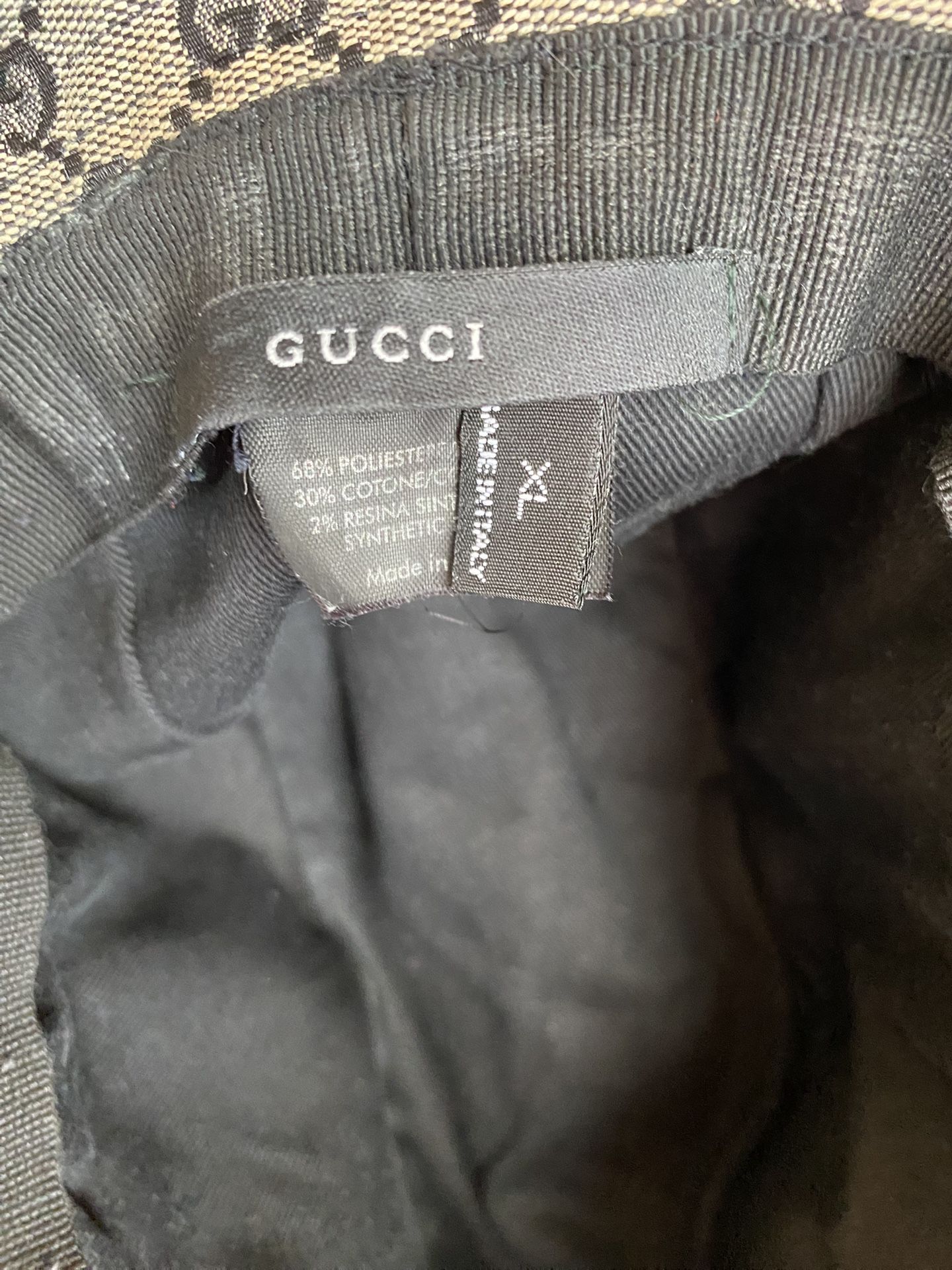 Authentic GUCCI GG Canvas Bucket Hat