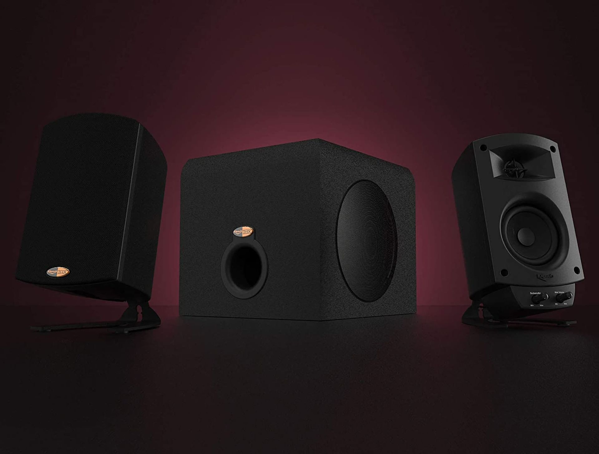 Klipsch ProMedia 2.1 Powered Subwoofer With 2 Satellite Speakers