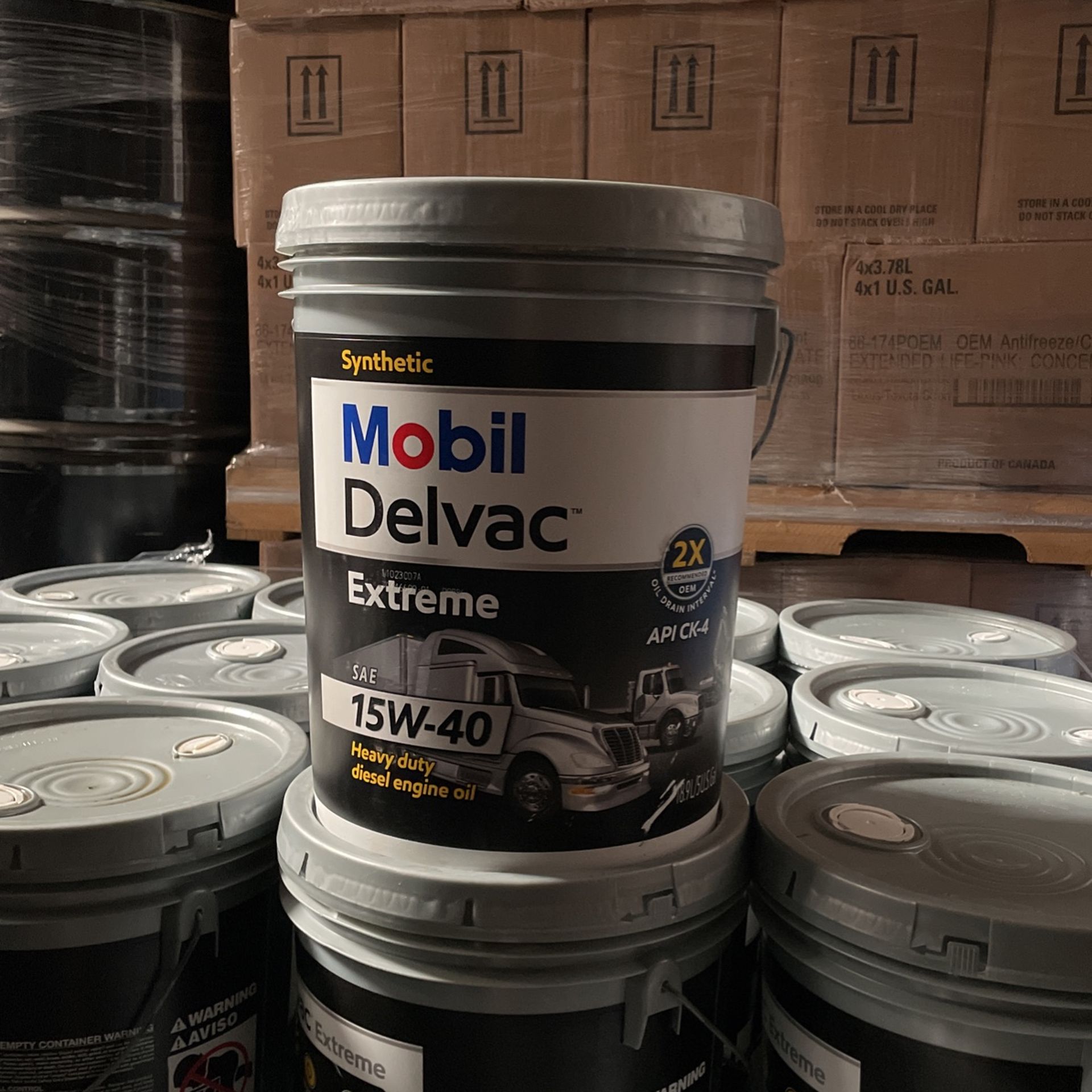 Mobil Delvac 15w40 Full Synthetic 5 Gallons