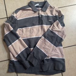 Obey Sweater Long Sleeve Size L Large 