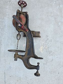 Vintage drill press.
