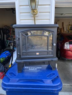 Space Heater With LED Flames