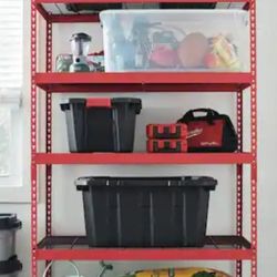 *** AMAZING DEAL ***2 HUSKY 5 TIER Industrial Steel GARAGE STORAGE SHELVING 