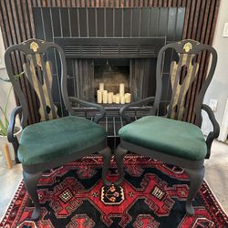 Artisan Set Of Gothic Fantasy Chairs