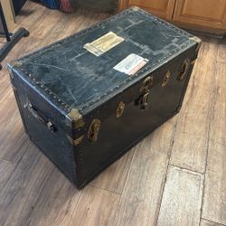 Antique vintage trunk