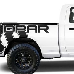 Dodge Ram MOPAR Custom Vinyl Decal Kit ( BLACK )