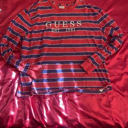 Guess Striped Long Sleeve Shirt