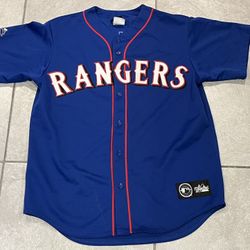Alex Rodriguez Texas Rangers Baseball Jersey Size Large Majestic Preowned 