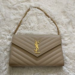 Saint Laurent (YSL) Cassandre Chain Wallet (WOC)