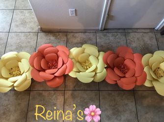 Flores de papel