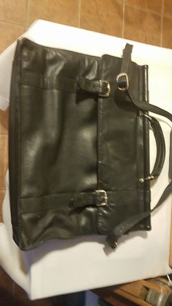 Leather brief case