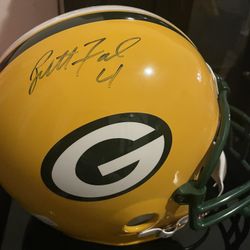 Brett Favre Autographed Helmet 